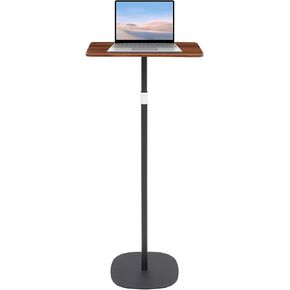 Portable Laptop Floor Stand, Bedside Table Height Adjustable 18"~47" Computer Stand Ergonomic Desk Workstation, Mobile Standing Desk with Stable Base for Home Office Classroom