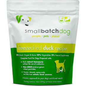 Smallbatch Pets نظام غذائي خام ممتاز مجفف بالتجميد للكلاب، وصفة دجاج، 14 أونصة، صنع في الولايات المتحدة الأمريكية، منتجات عضوية، لحم مرفوع بطريقة إنسانية، فطائر مرطّبة ومقدمة، بروتين مصدر واحد، صحي in Kuwait