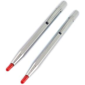 Dgzzi 2 عبوة نقش أدوات Scriber Scriber 5.7 "Tungsten Carbide Scribe وقلم الحفر للفولاذ المقاوم للصدأ والسيراميك والنحت الزجاجي