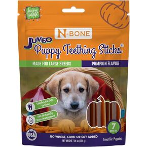 N-Bone Puppy Beppy Toughts Jumbo Pumpkin Flavor Person