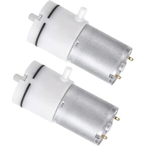 مضخة الهواء الفراغ الدقيقة 12V micro ， 2 pcs مضخة الفراغ الكهربائية المحمولة والبلاستيك لأحواض السمك والمعدات الطبية ومضخة الهواء المصغرة المنزلية
