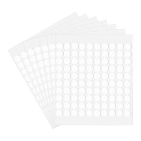 700 PCS نقاط شريط رغوة مزدوجة من جانب 0.3 بوصة الرغوة اللاصقة نقطات ثلاثية الأبعاد الرغوة الحرف الرغوة النقاط التي لاصق دائرة صغيرة للحرف اليدوية ، سكرابوكينغ ، لوازم مكتبية ، 7 أوراق