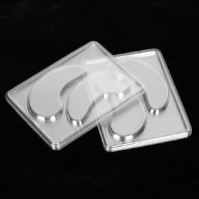 قوالب قناع العين 25pcs ، مجموعة صينية تصحيح القناع القابلة لإعادة الاستخدام المحمولة ، DIY تحت قالب قناع العين