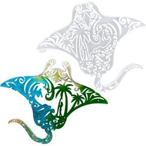 قوالب سيليكون كبيرة من اللدغة و Manta Ray - راتنج الايبوكسي DIY جدار معلق الفن والحرفية ديكور المنزل