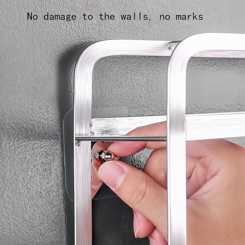 20 PCS Adhesive Hooks Heavy Duty, Wall Hooks for Hanging, Seamless Screws for Wall Mount, No-Trace Sticker Frame Hangers Without Nails for Mount Wall Shelf，for Kitchen，Home，Office Self Adhesive Hooks in Kuwait