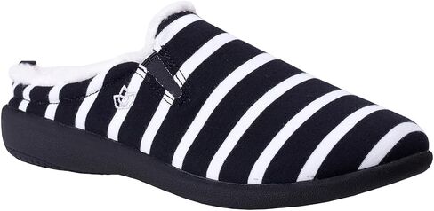 Spenco Women's Dundee Striped Slipper, Blue/White, 8 in Kuwait