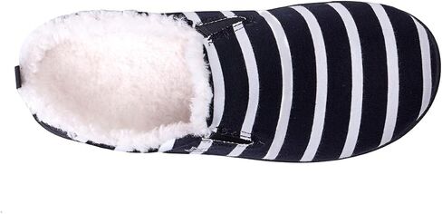 Spenco Women's Dundee Striped Slipper, Blue/White, 8 in Kuwait