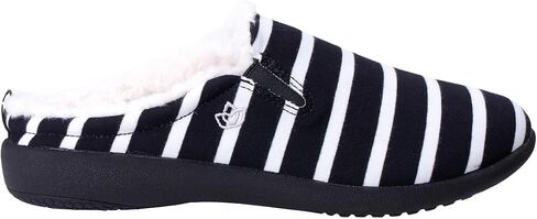 Spenco Women's Dundee Striped Slipper, Blue/White, 8 in Kuwait