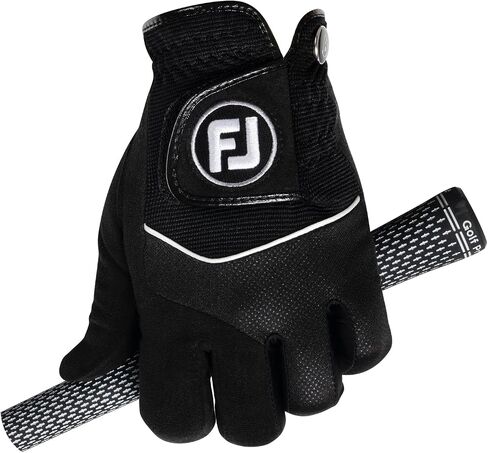 قفاز جولف RainGrip للرجال من FootJoy، أبيض/رمادي، Cadet Medium/Large، زوج in Kuwait
