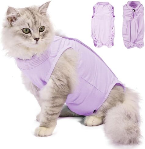 Cat Surgery Suit Surgical Cat Professional Recovery Suit for Abdominal Wounds or Skin Diseases, E-Collar Alternative for Cats and Dogs, After Surgery Wear, Cat Surgical Mask (S, Pink) in Saudi Arabia