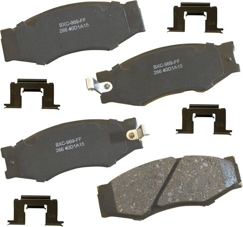Bendix Premium SBC1107A Ceramic Brake Pad Set for Select Models Audi A1 Quattro,S3,TT,525i,530i,X5 308 Altea XL Ibiza,Toledo,Beetle,Golf CC,Polo,Rabbit in Saudi Arabia