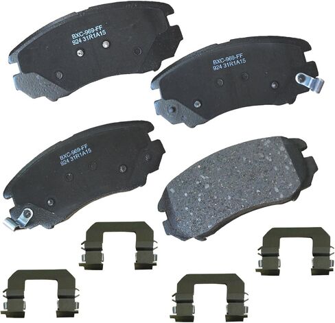 Bendix Premium SBC1107A Ceramic Brake Pad Set for Select Models Audi A1 Quattro,S3,TT,525i,530i,X5 308 Altea XL Ibiza,Toledo,Beetle,Golf CC,Polo,Rabbit in Saudi Arabia