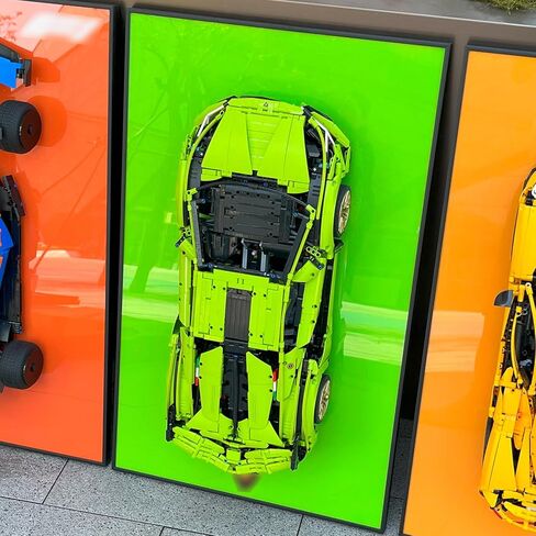 عرض لوحة الحائط لـ LEGO 42141 Technic McLaren Formula 1 ، المقتنيات البالغة للبناء على جدار سيارة LEGO ، رائعة لمحبي LEGO (فقط عرض الحائط) in Kuwait