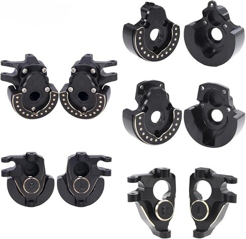 F10 Axle Brass Weights Steering Knuckles Front and Rear Portal Cover for 1/10 RC Crawler Vanquish VRD VS4-10 Phoenix LCG Upgrade (3 in 1) in Kuwait