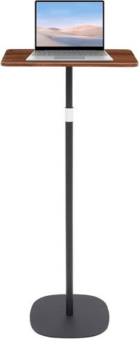 Portable Laptop Floor Stand, Bedside Table Height Adjustable 18"~47" Computer Stand Ergonomic Desk Workstation, Mobile Standing Desk with Stable Base for Home Office Classroom in Saudi Arabia
