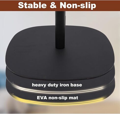 Portable Laptop Floor Stand, Bedside Table Height Adjustable 18"~47" Computer Stand Ergonomic Desk Workstation, Mobile Standing Desk with Stable Base for Home Office Classroom in Saudi Arabia