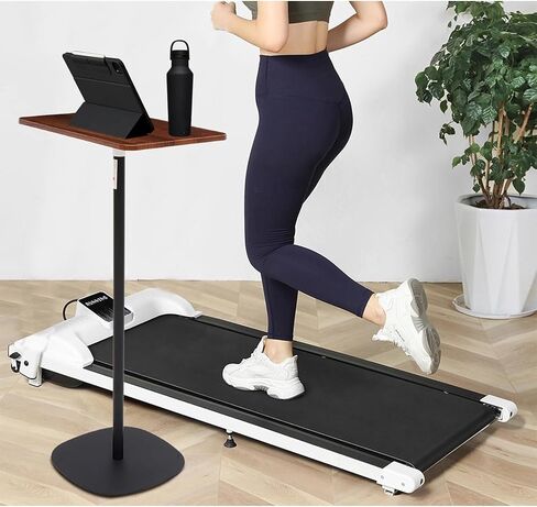 Portable Laptop Floor Stand, Bedside Table Height Adjustable 18"~47" Computer Stand Ergonomic Desk Workstation, Mobile Standing Desk with Stable Base for Home Office Classroom in Saudi Arabia