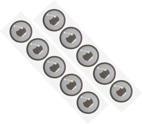 50pcs علامات ملصق NFC المضادة للمعادن NTAG213 على علامات NFC المعدنية على ملصقات لاصقة مع ذاكرة وأجهزة إعادة تمكينها مع إعادة الكتابة مع جميع الهواتف المحمولة التي تدعم NFC (50) in Kuwait