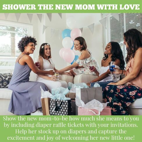 Two Peas In A Pod Twin Girls Diaper Raffle Tickets for Baby Showers, 20 2" X 3" Double Sided Insert Cards for Games by AmandaCreation, Bring a Pack of Diapers to Win Favors & Prizes! in Kuwait