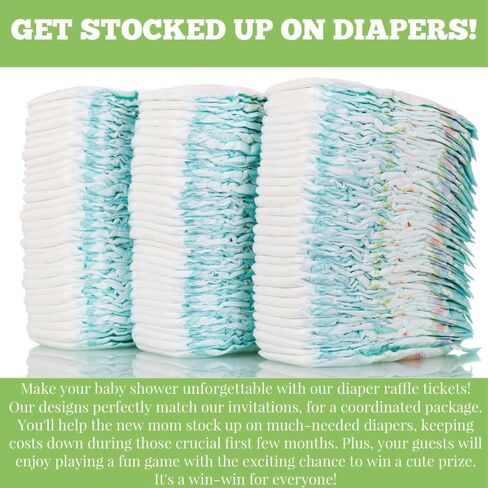 Two Peas In A Pod Twin Girls Diaper Raffle Tickets for Baby Showers, 20 2" X 3" Double Sided Insert Cards for Games by AmandaCreation, Bring a Pack of Diapers to Win Favors & Prizes! in Kuwait