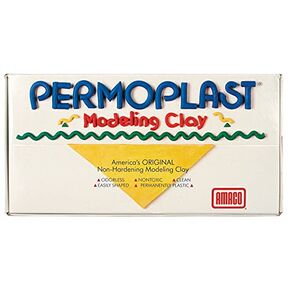 Amaco Permoplast Modeling Clay 1lb - طين النمذجة غير المتسللة باللون الأحمر لجميع الأعمار - 1 رطل من طين النمذجة - طين النمذجة غير الصلبة للرسوم المتحركة واللعب