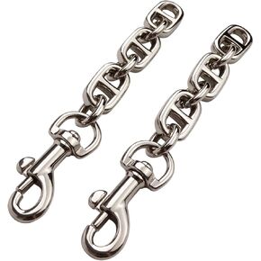 OLSEEY Purse Strap Extender 2Pcs Bag Extender Chain for Shoulder Bag Metal Chain Strap Extender Replacement Purse Extender Bag Extender Accessory(2 Pieces Silver)