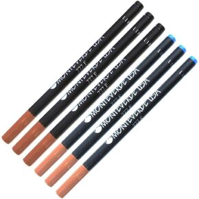 Pen Savings Combo Pack, Monteverde Soft Roll Rollerball 777 Pen Refills Compatible with Hauser Open Ceramic TC 777F and 777SF Pens, 6 Pack (Black)