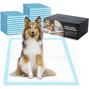 TIMINGILA Puppy Pads,40 Count 30"x36" Super Absorbency Disposable Dog Pads,Perfect for Dog Potty Tray,Extra Large Leak-Proof Design for Puppies, Dogs, and All Breeds,XXL Incontinence Pads