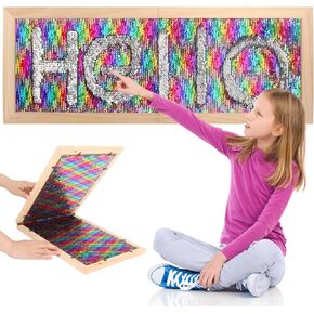 Sequin Sensory Wall Panel for Kids, Montessori Colorful Sensory Board with Sequin Fabric, Sensory Play Wall Decor Flip & Touch Learning Board, Toddler Daycare & Classroom Tactile Activity Panel