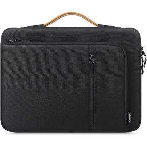 DOMISO14 inch Laptop Sleeve Protective Macbook Pro Case 14 inch with Handle for MacBook Pro M3 / Max 2024 2021 Compatible with 14 inch Notebook HP Asus Dell,Black