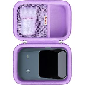 Hard Carrying Case for NIIMBOT B1 Label Maker Machine, Thermal Label Printer Storage Travel Holder fit Label Tape, Charging Cable, User Manual, Black