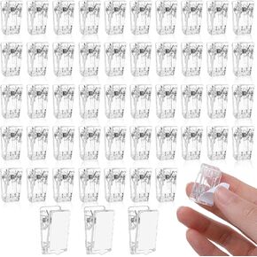 50 PCS Tapestry Wall Clips Clips Clips Clips Photo Clips for Paper Flag Hanger Plastic Licky Pring Clips Poster Hamper Cartain Clips jouwte-side clip