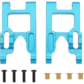 2 PCS RC Car Arbant Armens Arms Aluminy مع مسامير لـ Wltoys 12428 / FY03 RC1: 12 Upgrade Upgrade (Blue)