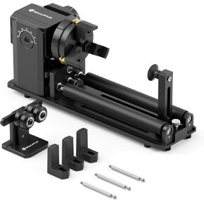 أسطوانة دوارة ليزر Sculpfun RA Pro Max ، 4 في 1 تشاك متعددة الوظائف مع Riser ، 180 درجة تشاك قابلة للتعديل مع 3 فكي لحلقات النقش ، الكائنات الكروية ، أسطواني ، غير منتظمة ، عناصر غير منتظمة