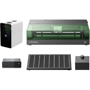 Xtool S1 20W BASIC BUNDLE مع SAFETYPRO AP2 ومجموعة السلامة ، فئة I LASER ENGRAVER