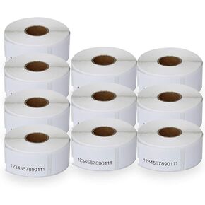 BETCKEY - Compatible DYMO 30330 (3/4" x 2" Removable) Multipurpose/Return Address Labels - Compatible with Rollo, DYMO Labelwriter 450, 4XL & Zebra Desktop Printers[10 Rolls/5000 Labels]
