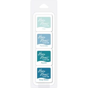 Hero Arts AF502 Sea Blues Core Ink Cubes