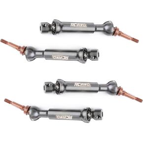 RCAWD 45Cr Steel 300% Hardness Increase CVD Drive Shaft for 1/10 Slash Hoss Rustler 4X4 Front Rear Driveshaft Stampede VXL 4WD Series Upgrades Part