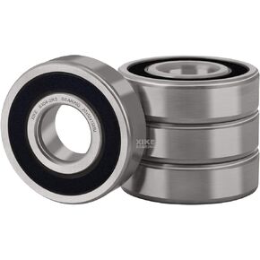 XiKe 2 Pcs 6304-2RS Double Rubber Seal Bearings 20x52x15mm, Pre-Lubricated and Stable Performance and Cost Effective, Deep Groove Ball Bearings. in Saudi Arabia