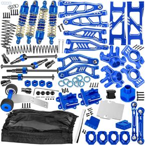 RC Upgrades Part for 1/18 Granite Grom,Shock,Drive Shaft,Arm,Steering Caster Blocks,Wheelie Bar,Link,Motor Mount Set,Slipper Clutch,Gear Fixing seat,Diff Cover Set,Dustproof Guard,Titanium