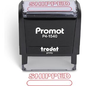 Promot Shipped - Self Inking Rubber Stamp - Ink Stamps