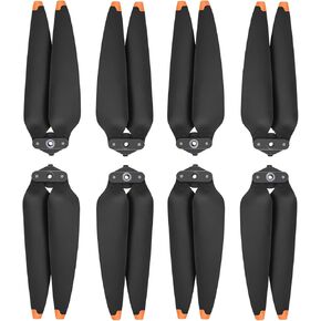 Air 3S Propellers Wings - 8pcs Props for DJI Mavic Air 3S/Air 3 Parts Parts Accessories Low Love Love Quick -Release Lades Health 8747f Air Series 4 Pairs Orange