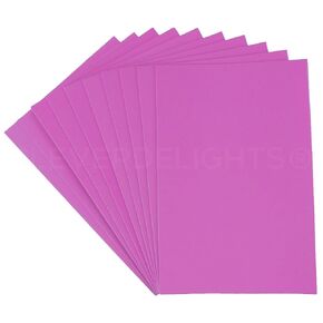 CleverDelights 8 "× 12" أوراق رغوة - Magenta - 10 حزمة - صفائح حرفة لاصقة كبيرة ذاتية