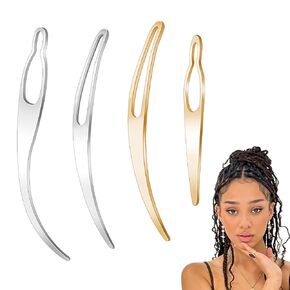 4pcs أداة sesterlock retighten ل locs ، أداة امتدادات الشعر الكروشيه المعدنية لتوصيل الشعر لإصلاح الشعر التشديد