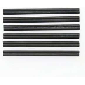 Carbon axle 6L, Fully Compatible with Technic Axle 3706, 6 pcs