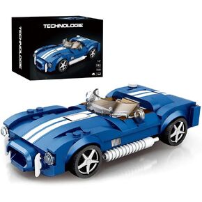 مجموعة طرازات رياضية - شيلبي كوبرا ، 312 مجموعة من طرازات السيارات ، طراز MOC Super Car Building ، هدية مركبات البناء للأطفال والكبار