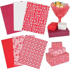 Asoemerz 180 Sheets يوم الأم ، ورقة أنسجة 20 "× 14" لورقة تغليف الهدايا ، زفاف ، عيد ميلاد ، حرف ديي ، زخرفة العطلات ، يوم الأم