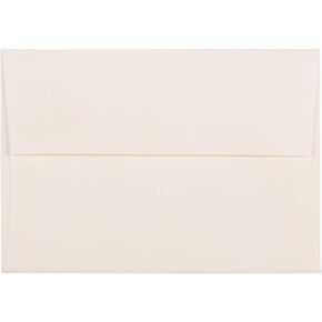 JAM PAPER 4Bar A1 Strathmore Invitation Envelopes - 3 5/8 x 5 1/8 - Natural White Wove - 50/Pack