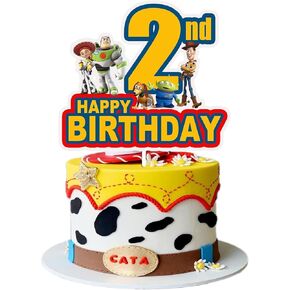 1 PCS قصة خضراء 2nd كعكة عيد الميلاد Topper للفتيات الفتيات ، 6-12 بوصة ، قطعة واحدة