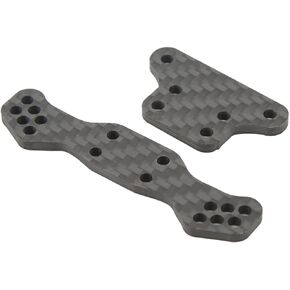 برج الصدمة الأمامي من ألياف الكربون لـ LOSI 1/10 لباجا ري لصالح Hammer Rey RC Car Accessories Parts Black